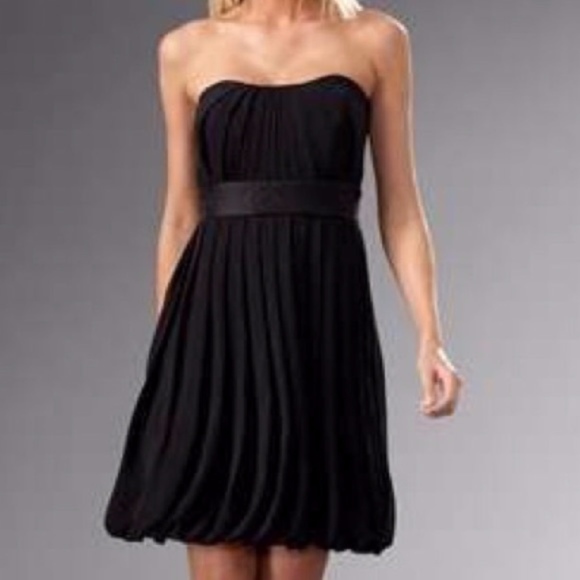 strapless bubble dress